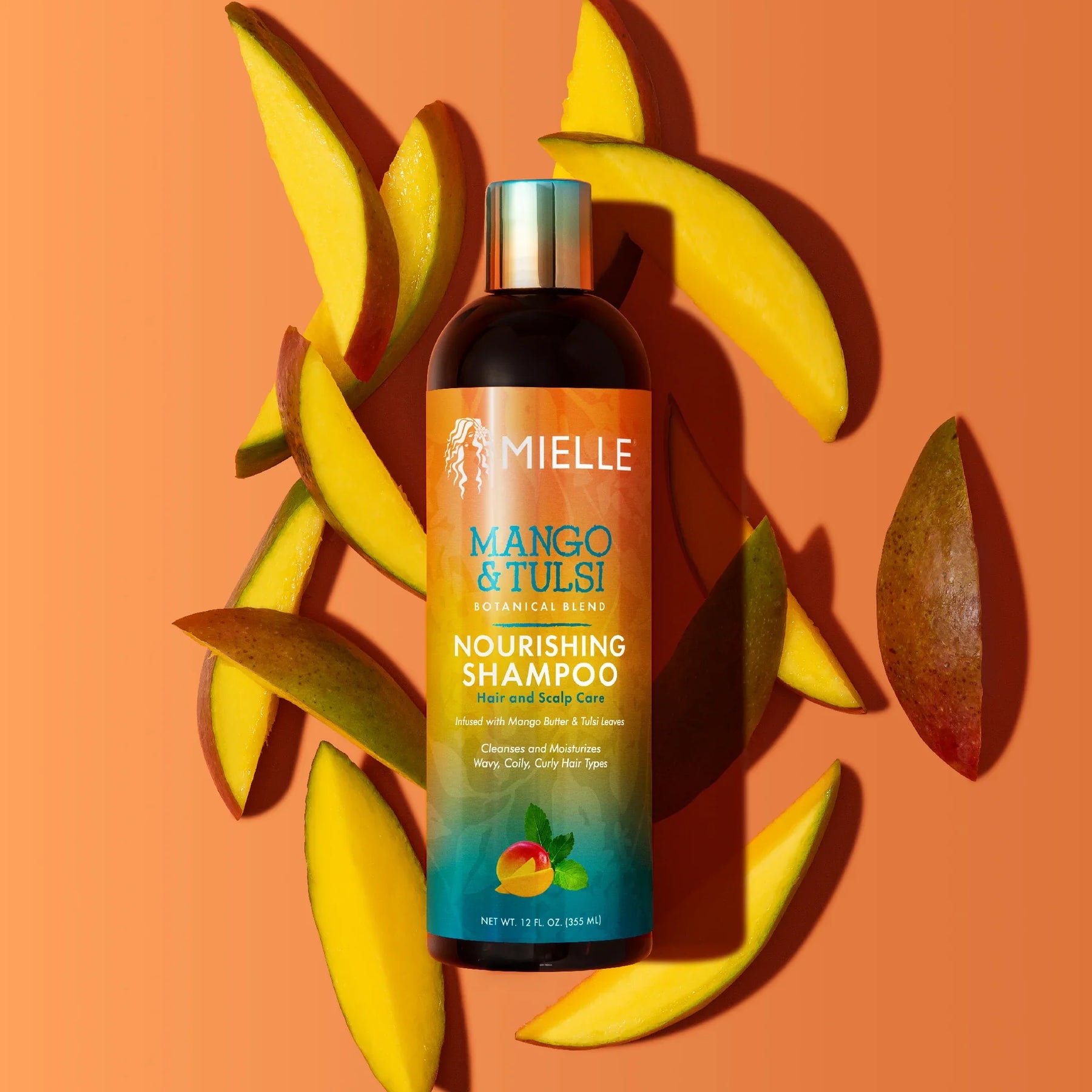 Mielle Mango & Tulsi Nourishing Shampoo 12 oz / 355mL