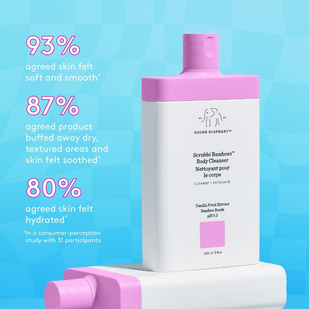 Drunk Elephant Scrubbi Bamboes Body Cleanser 8 fl oz / 240ml