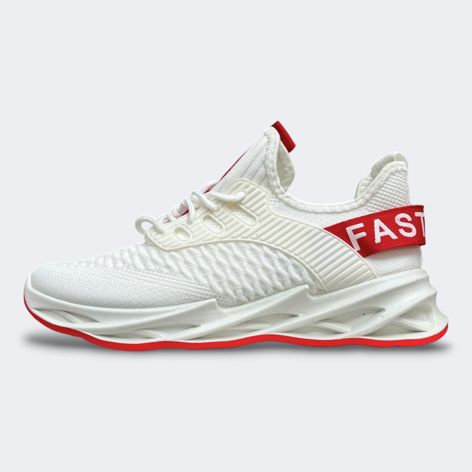 Fast Road Ivory Mesh Runners White