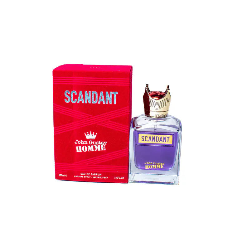 Fragrance World John Gustav Homme Scandant Eau de Parfum for Men - 3.38 FL OZ / 100 ML