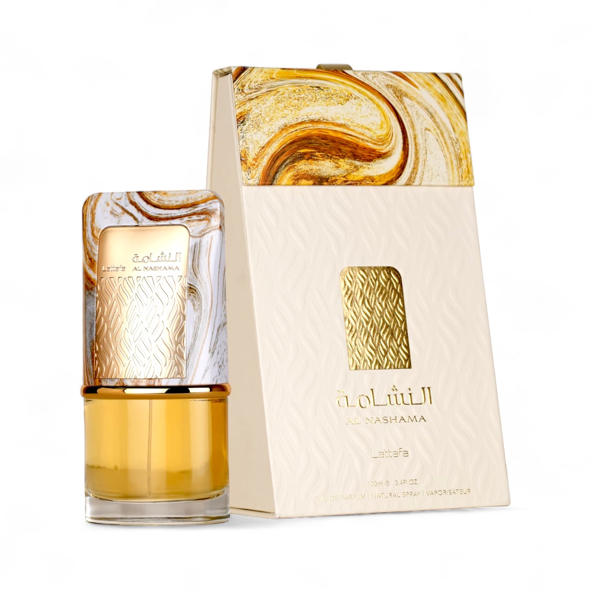 品質が Al Oz. 3.4 Unisex Parfum de Eau Lattafa by Nashama 香水(ユニセックス)