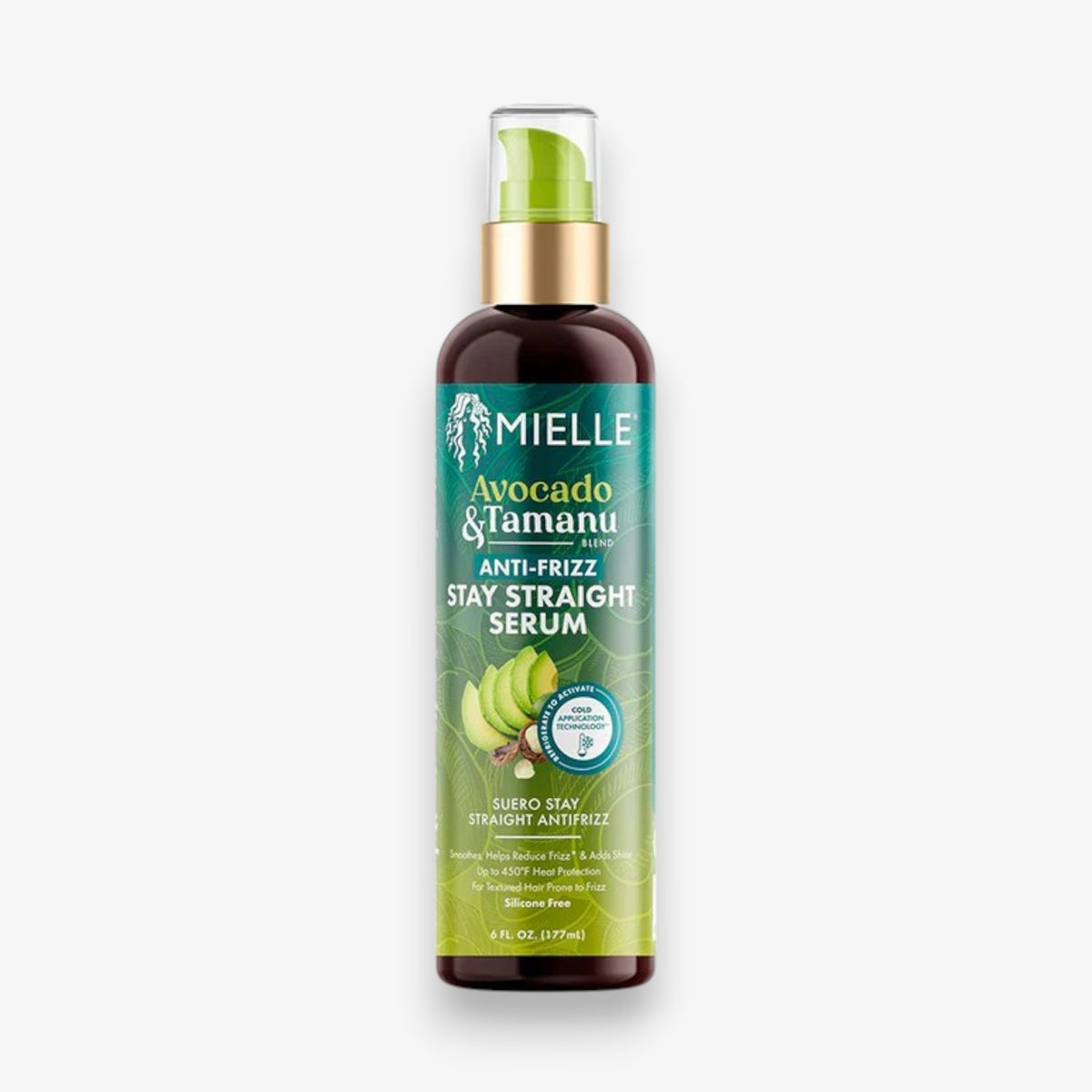 Mielle Avocado & Tamanu Anti-Frizz Stay Straight Serum 6.0 oz / 117mL