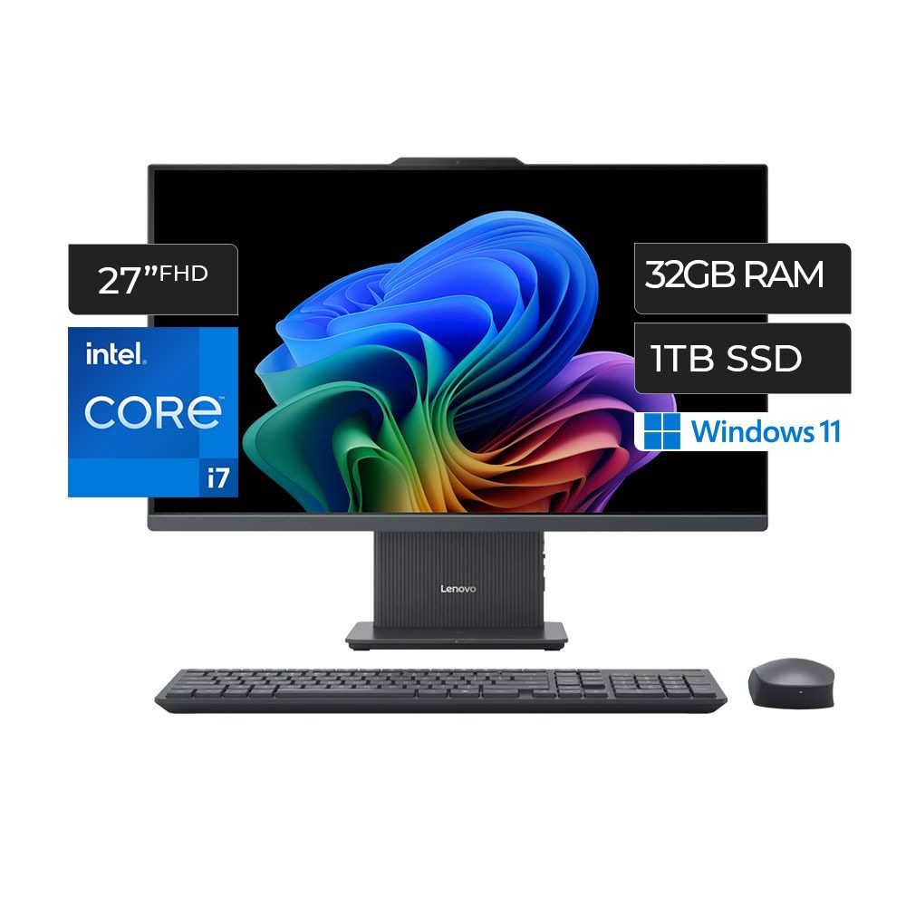 Lenovo F0HM000FUS All-in-One Computer – Intel Core i7-13620H, 32GB RAM, 1TB SSD, 27” Touchscreen IPS FHD, Win 11