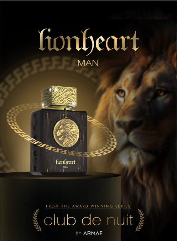 Club de Nuit LIONHEART by Armaf Eau de Parfum for Men 3.4oz
