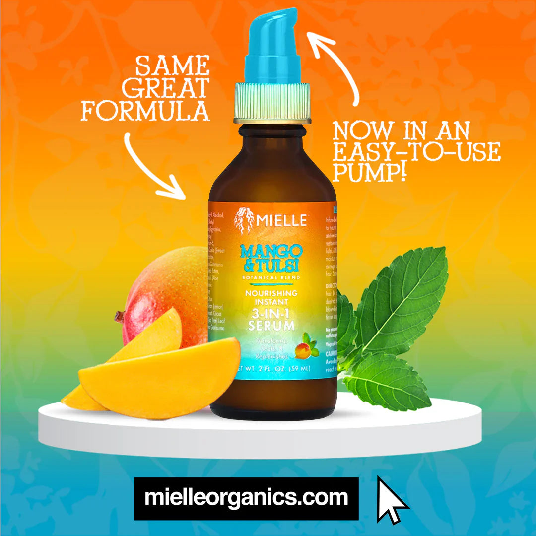 Mielle Mango & Tulsi Nourishing Instant 3-IN-1 Serum 2 oz / 59g