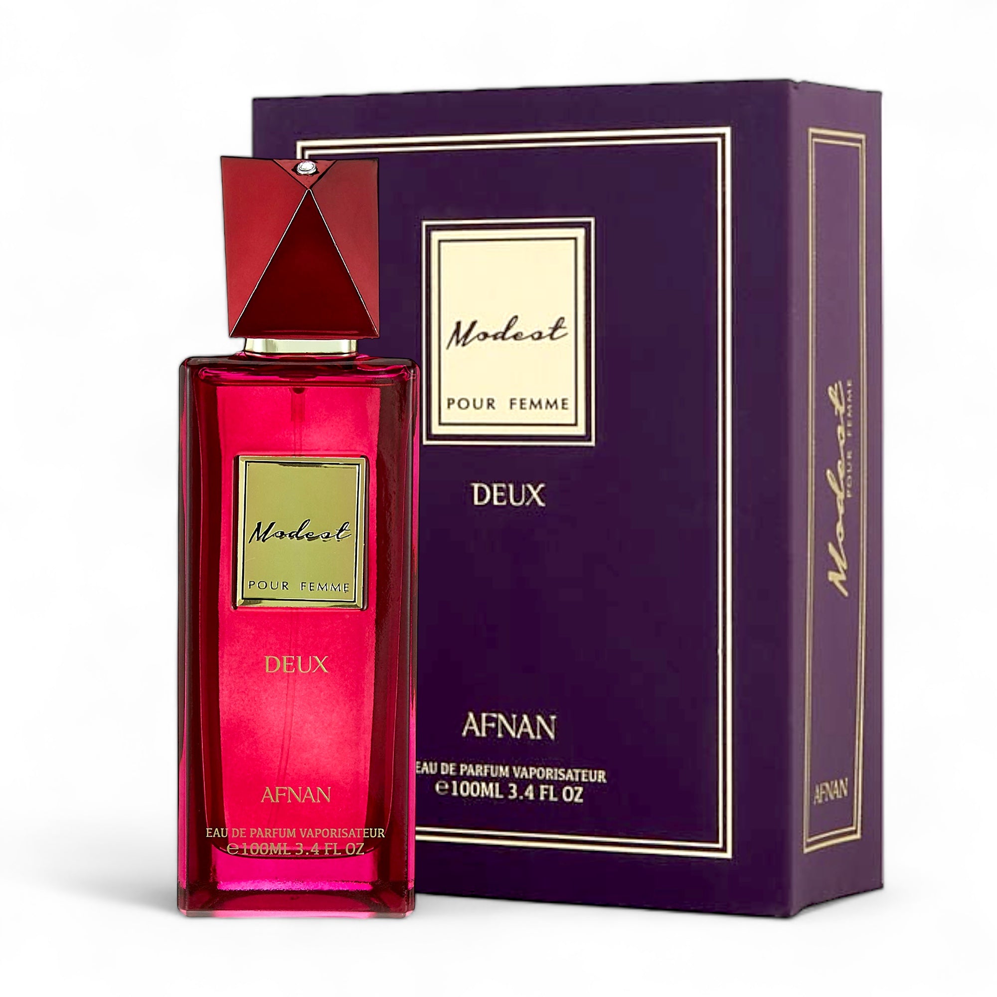 香水(女性用) Afnan Deux Eau de Parfum 100ml Modest Deux Pour Femme by Afnan Eau de Parfum 3.4 Oz. Women