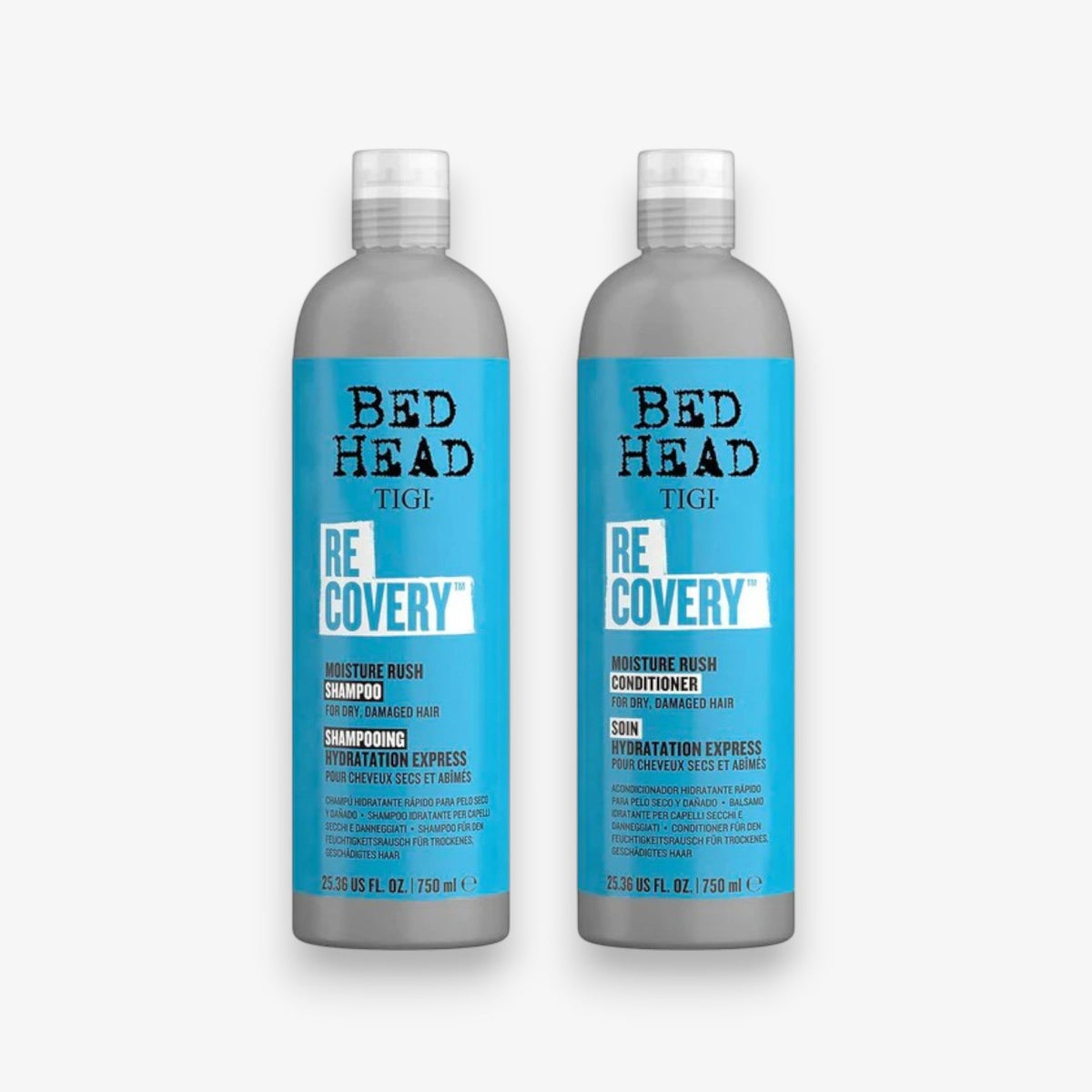 Tigi Bed-Head Recovery for Dry Hair Shampoo and Conditioner Pack - 25.36 oz/750ml