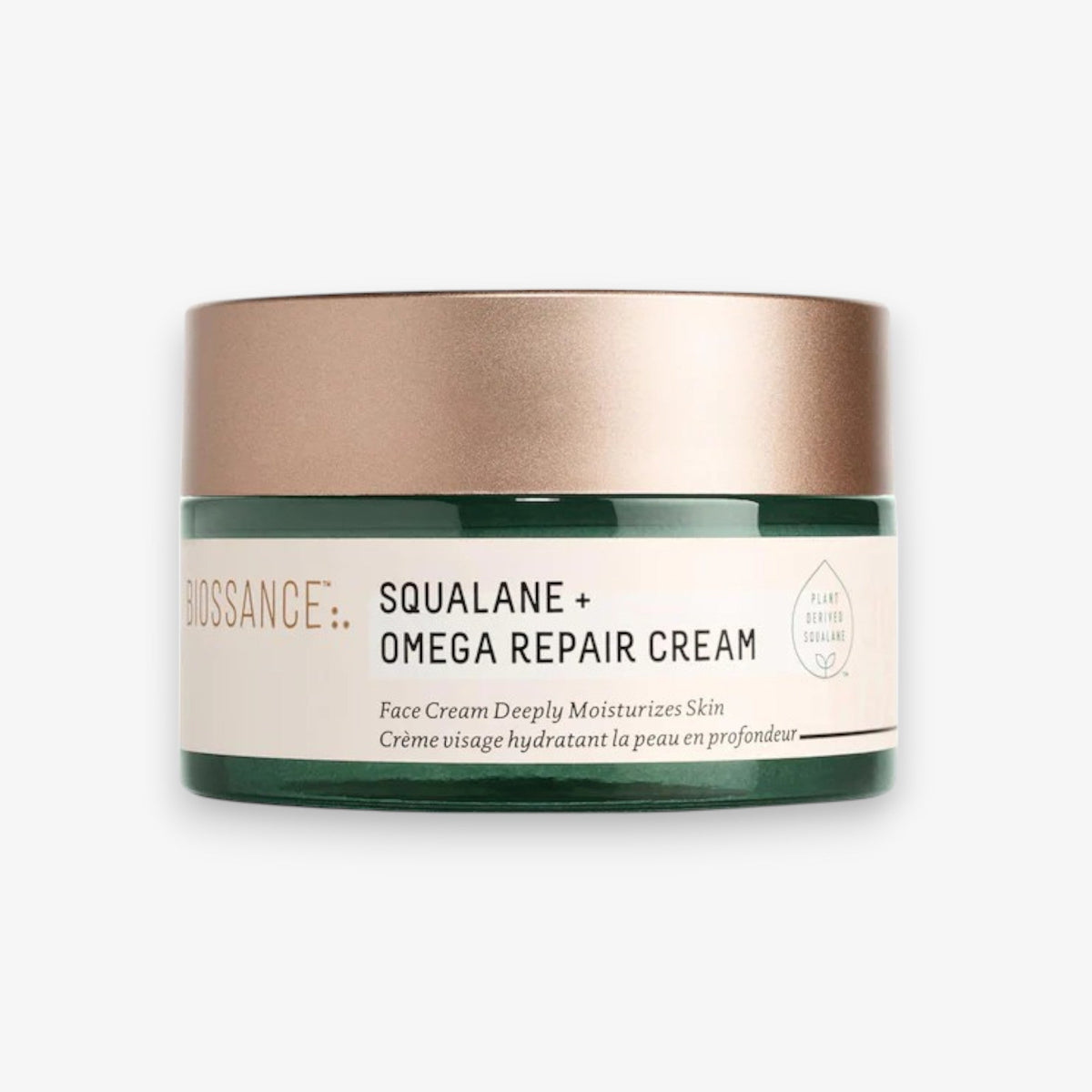 Biossance Squalane + Omega Repair Deep Hydration Moisturizer with Ceramides and Hyaluronic Acid