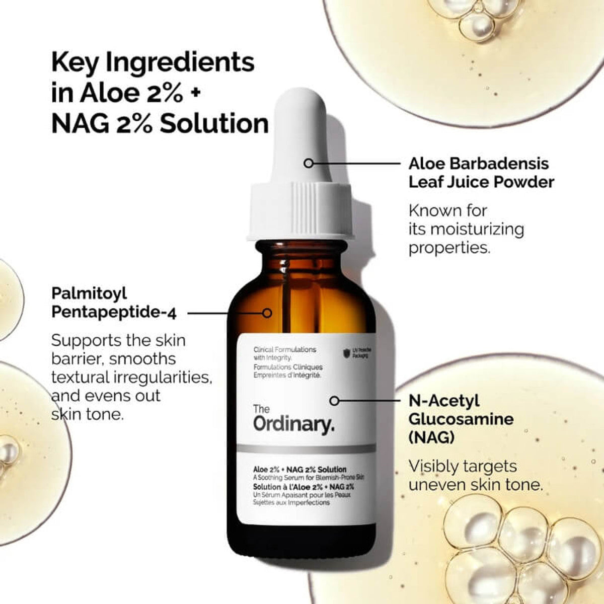Aloe 2% + NAG 2% Solution 30ml The Ordinary