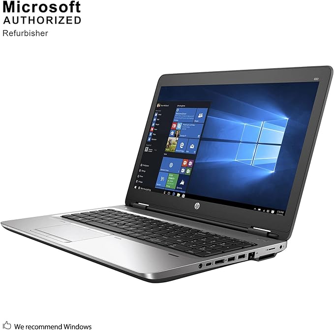 HP ProBook 650 G2 Intel Core i5 6th Gen 16GB RAM 256GB SSD 15.6" HD Win 10 Refurbished
