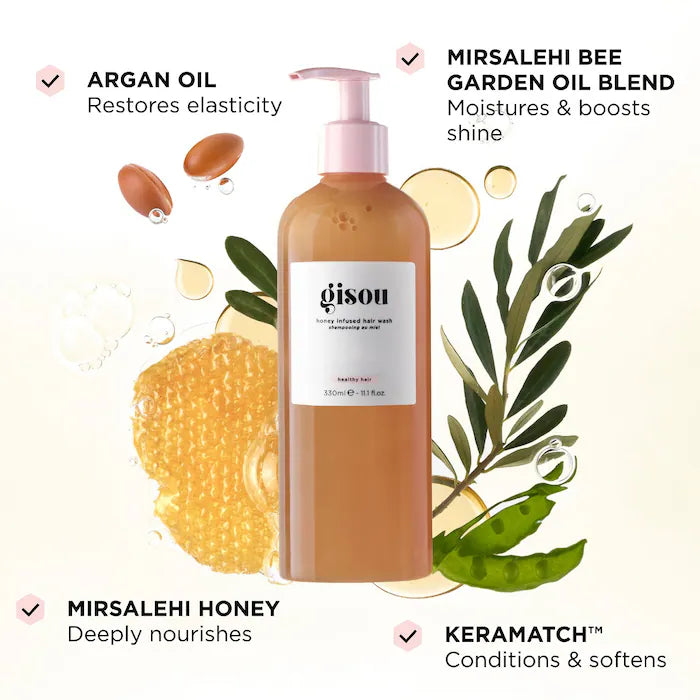 Gisou Mini Honey Infused Hair Wash Shampoo - 2.5 fl oz / 75ml