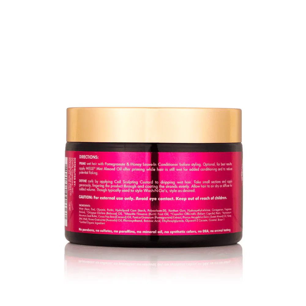 Mielle Pomegranate & Honey Coil Sculpting Custard 12 oz / 340g