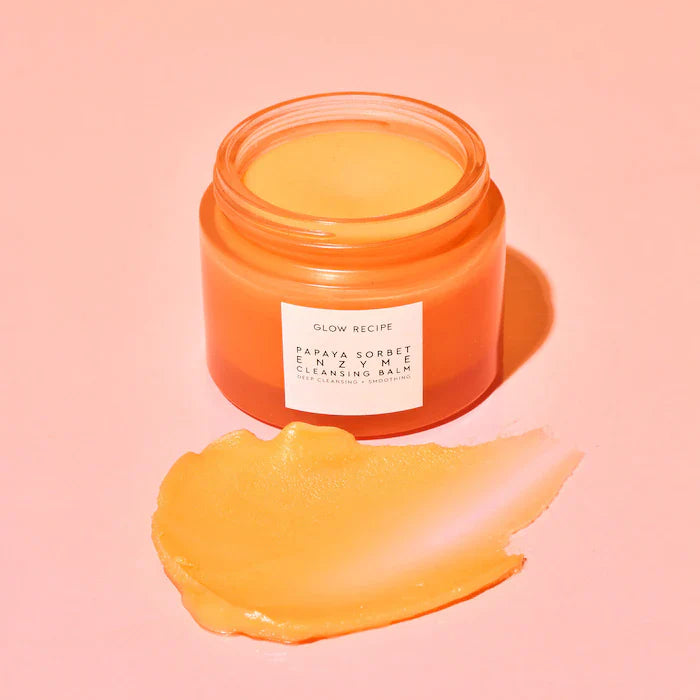 Glow Recipe Papaya Sorbet Smoothing Cleansing Balm & Makeup Remover 3.4 oz/ 100 mL