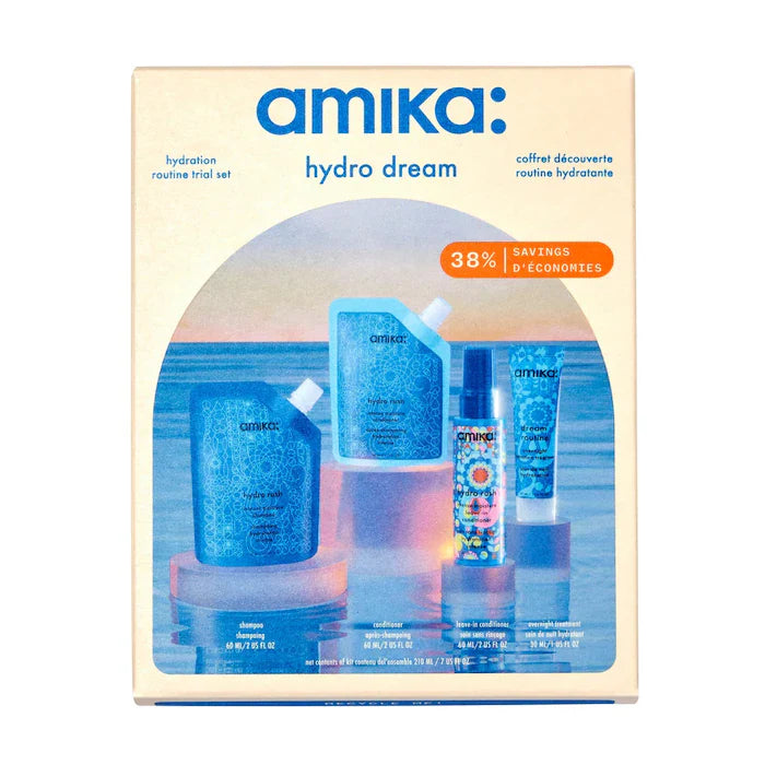 Amika Mini Hydro Rush Shampoo & Conditioner Set