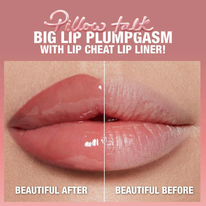 Charlotte Tilbury Pillow Talk Big Lip Plumpgasm Plumping Lip Gloss 0.18 oz