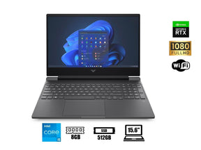 HP Victus 15-FA0033DX Gaming Laptop, Intel Core i5-12450H, 8GB RAM, 512GB SSD, NVIDIA GeForce RTX 3050 4GB, 15.6" FHD 144Hz, Windows 11, Blue (9T9R8UA#ABA) BRAND NEW