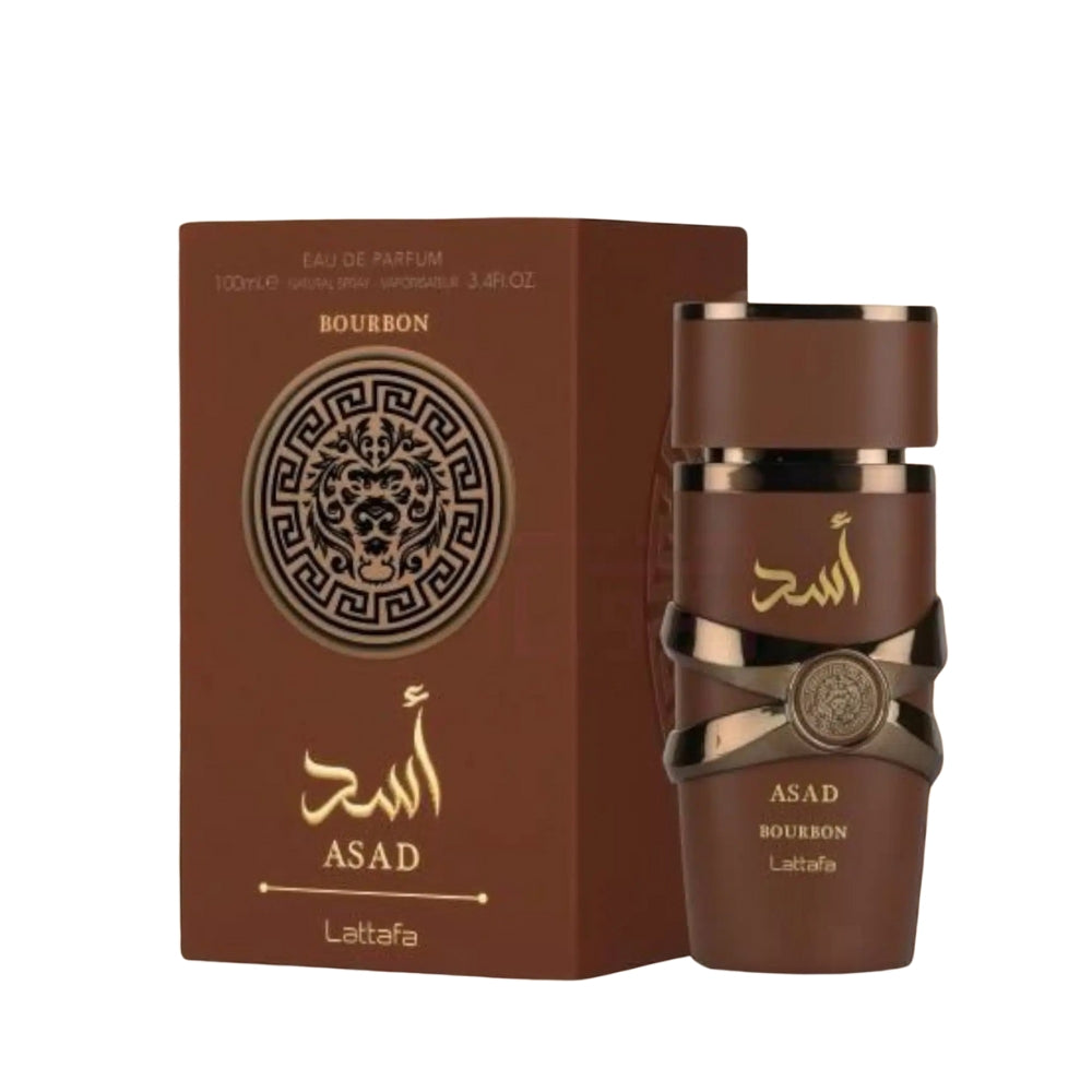 Asad Bourbon by Lattafa Eau de Parfum Unisex 3.4 oz