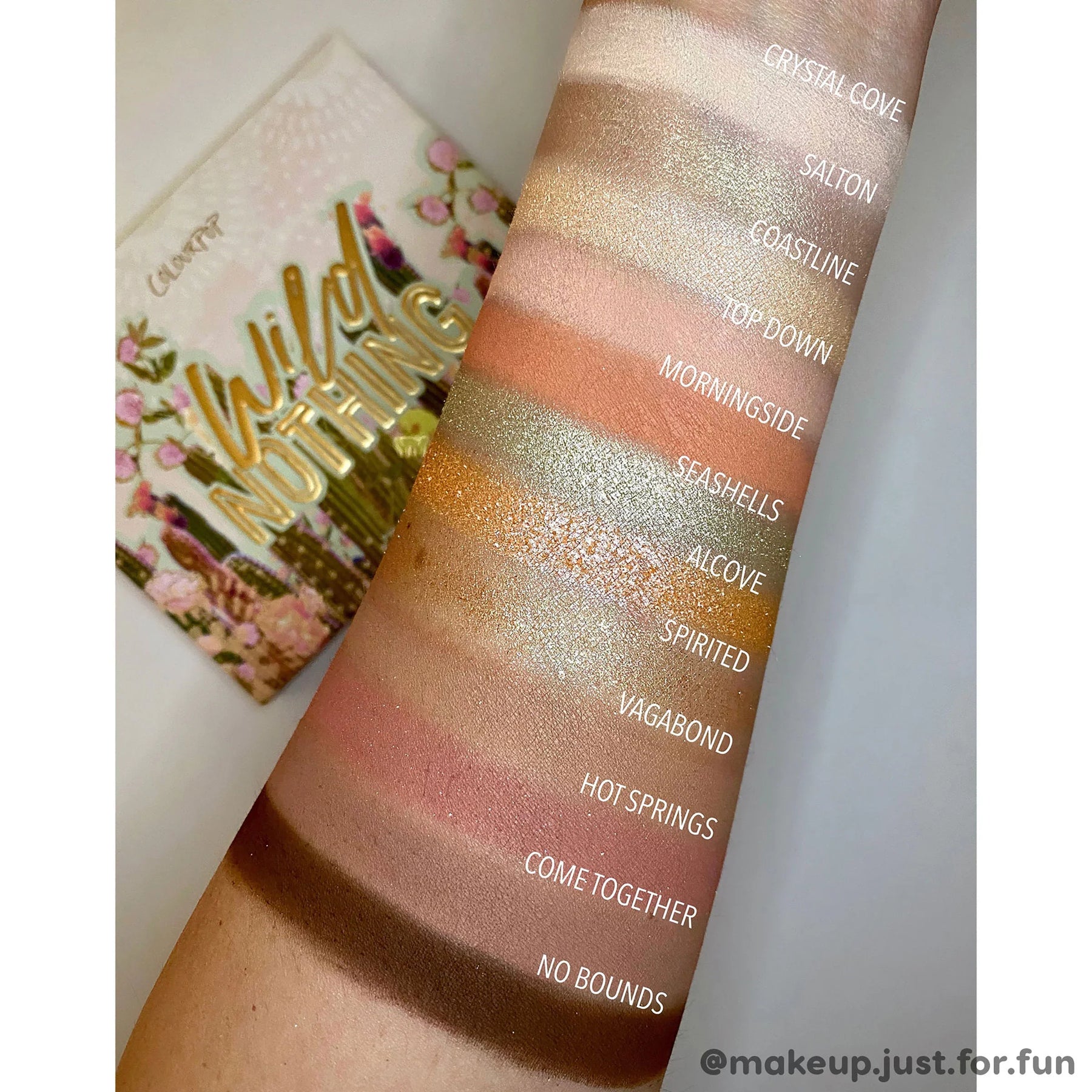 Eyeshadow Palette Colour Pop - Wild Nothing