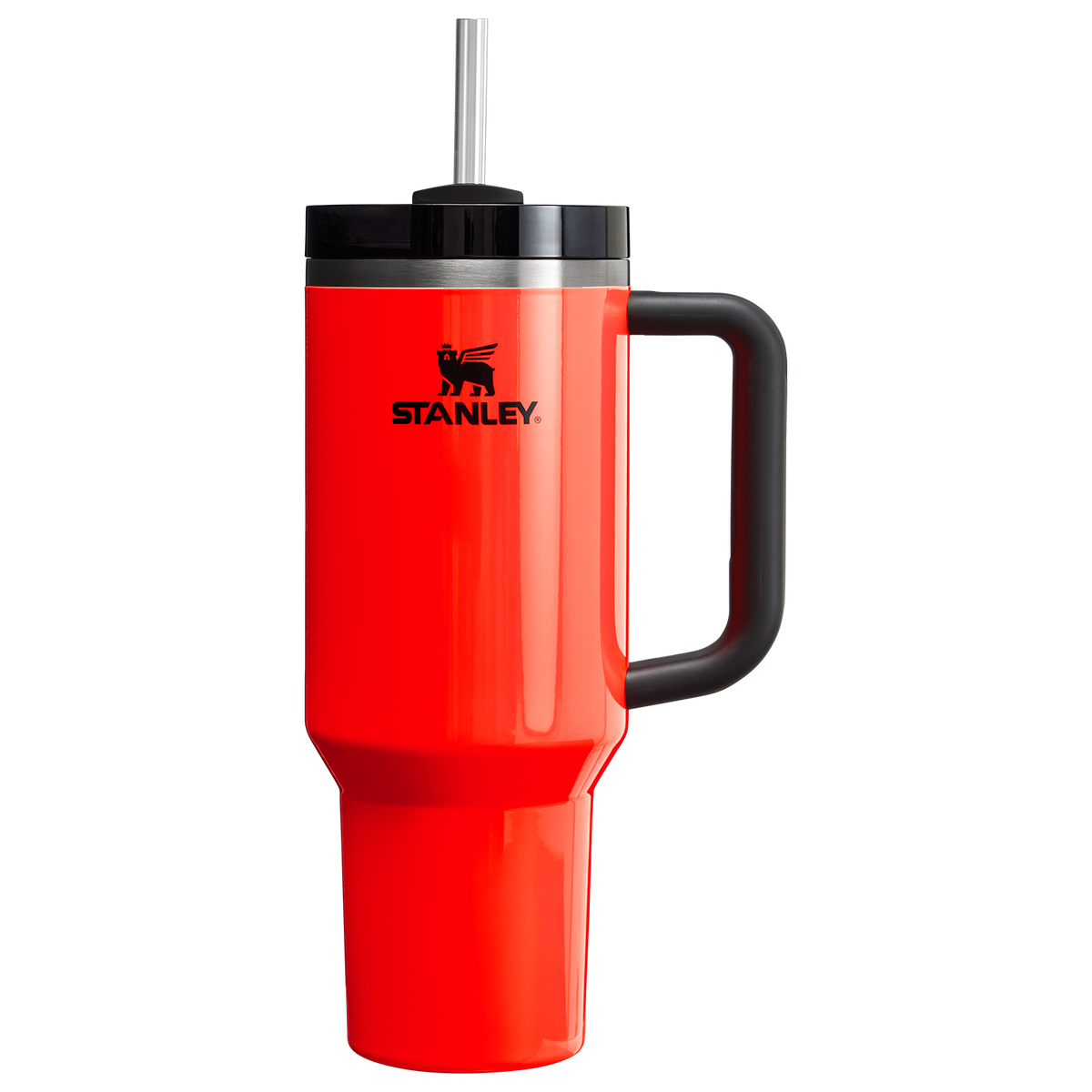 Stanley Quencher H2.0 FlowState Insulated Thermal Mug Neon Orange