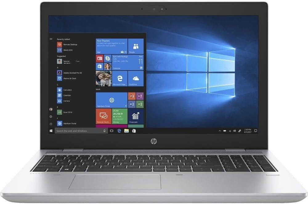 HP EliteBook 650 G4, Intel Core i5 8th Gen, 16GB RAM, 256GB SSD, USB 3.0, Webcam, 15.6" HD, Windows 10 Refurbished A+