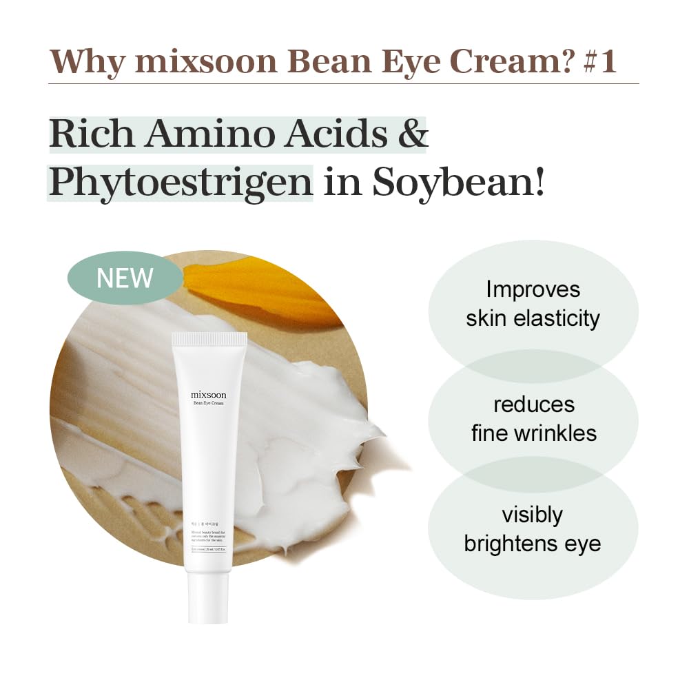 Bean Eye Cream with Mild Soothing Beans 20ml mixsoon