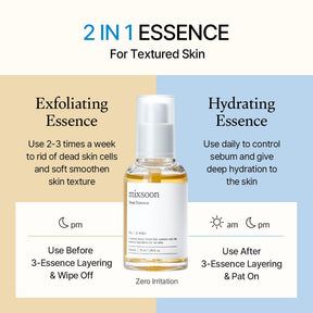 Bean Essence Exfoliating Hyaluronic Acid Serum Mixsoon