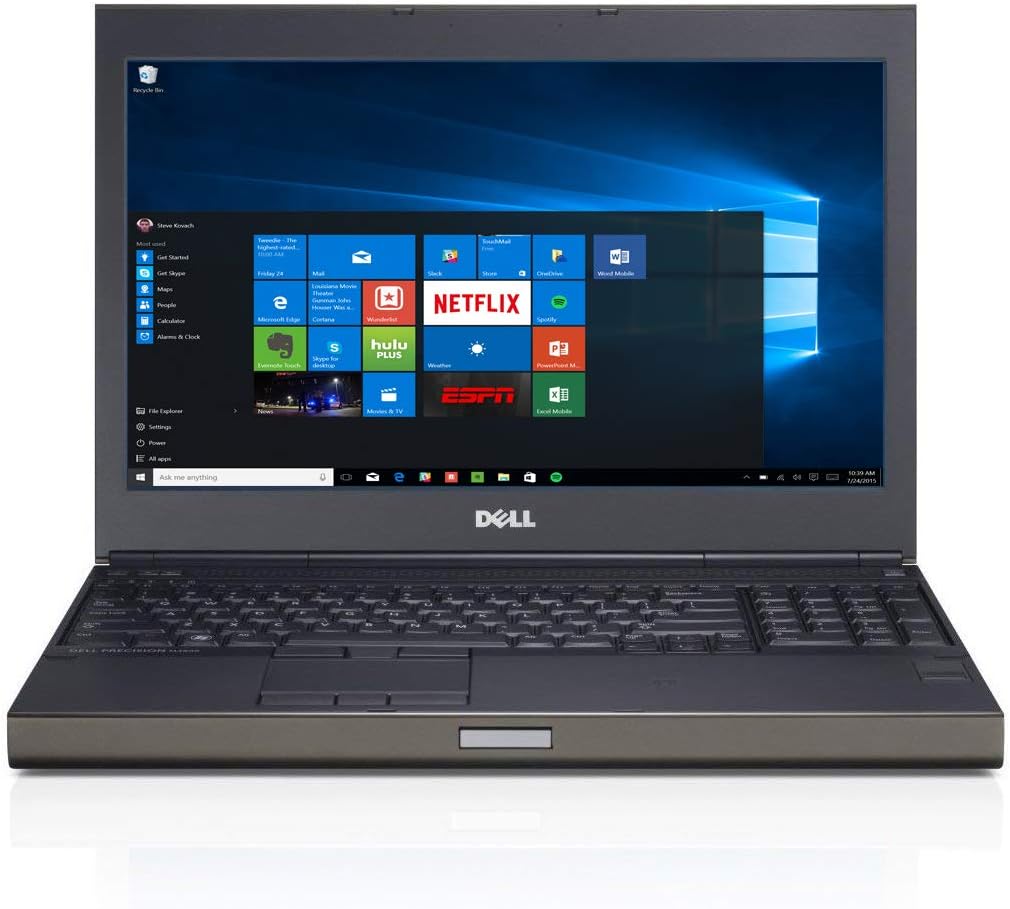 Dell Precision Laptop 15.6" Core i7-4800 16GB 256GB Ssd NVIDIA Quadro 2100 Ref+A WF087DEBK