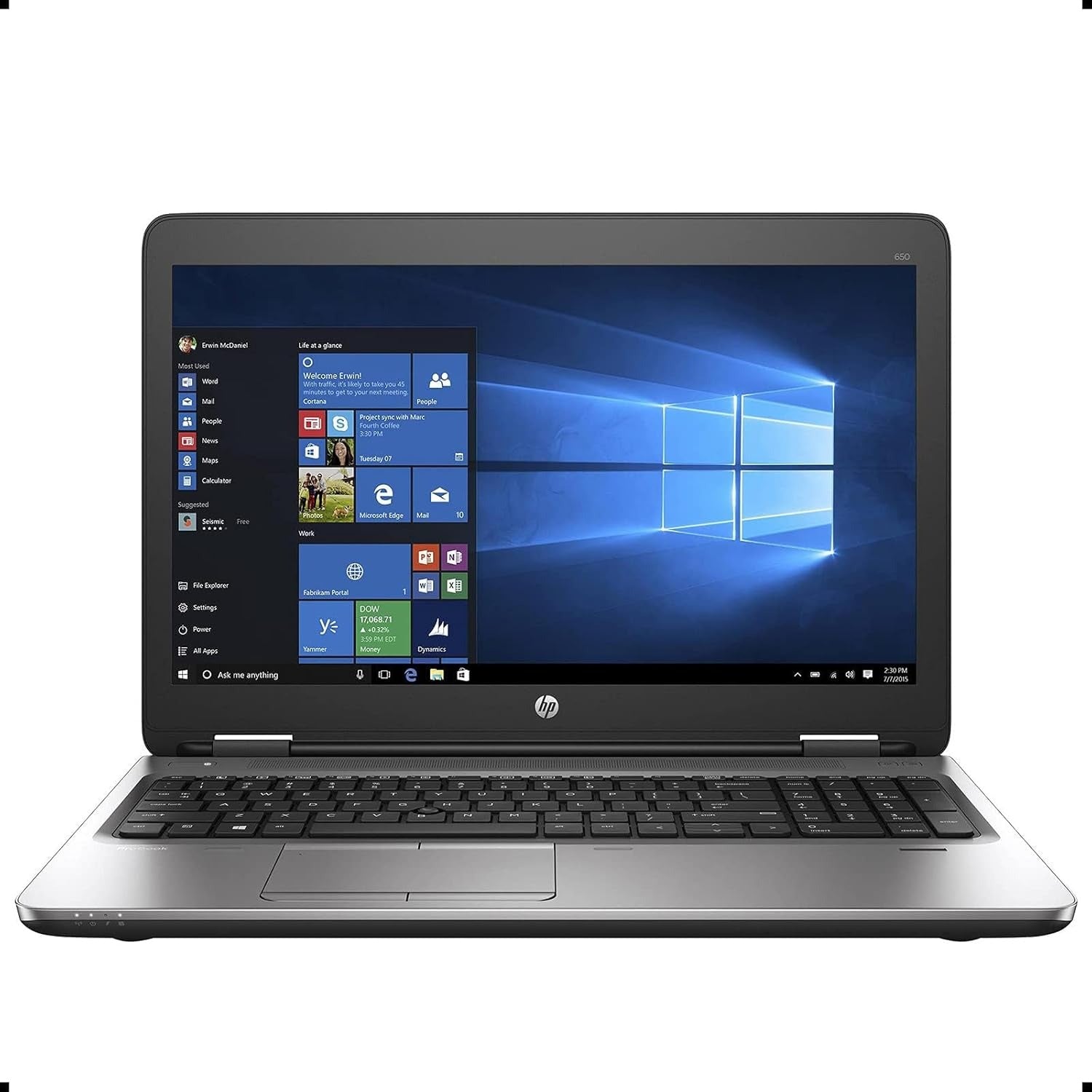 HP ProBook 650 G2 Intel Core i5 6th Gen 16GB RAM 256GB SSD 15.6" HD Win 10 Refurbished