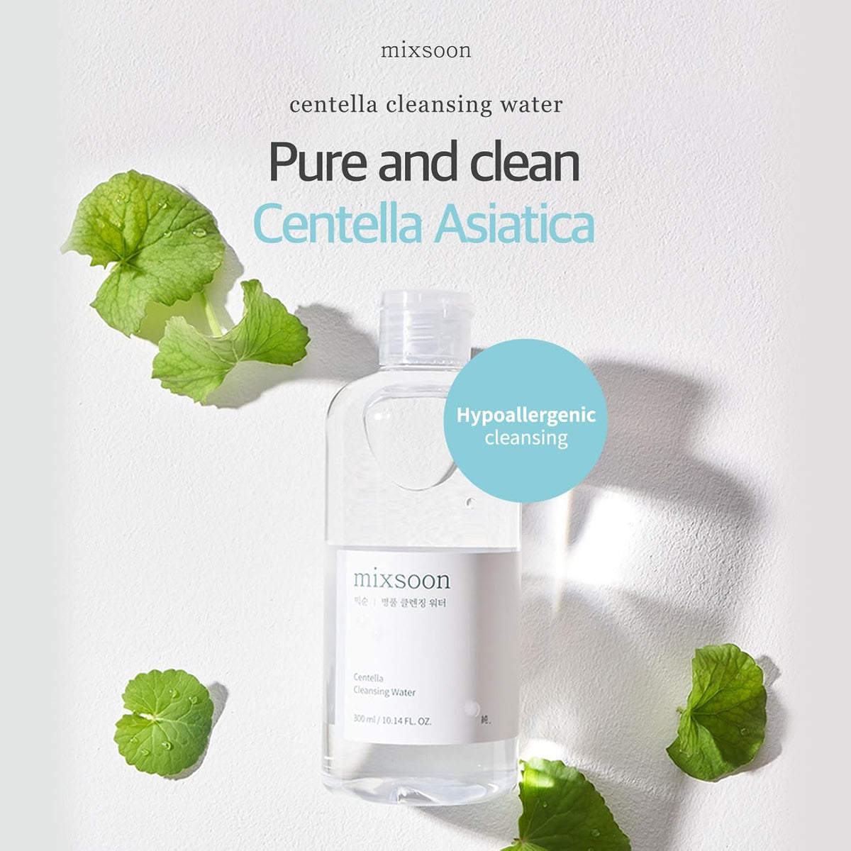 Centella Cleansing Water for Sensitive Skin 300ml mixsoon