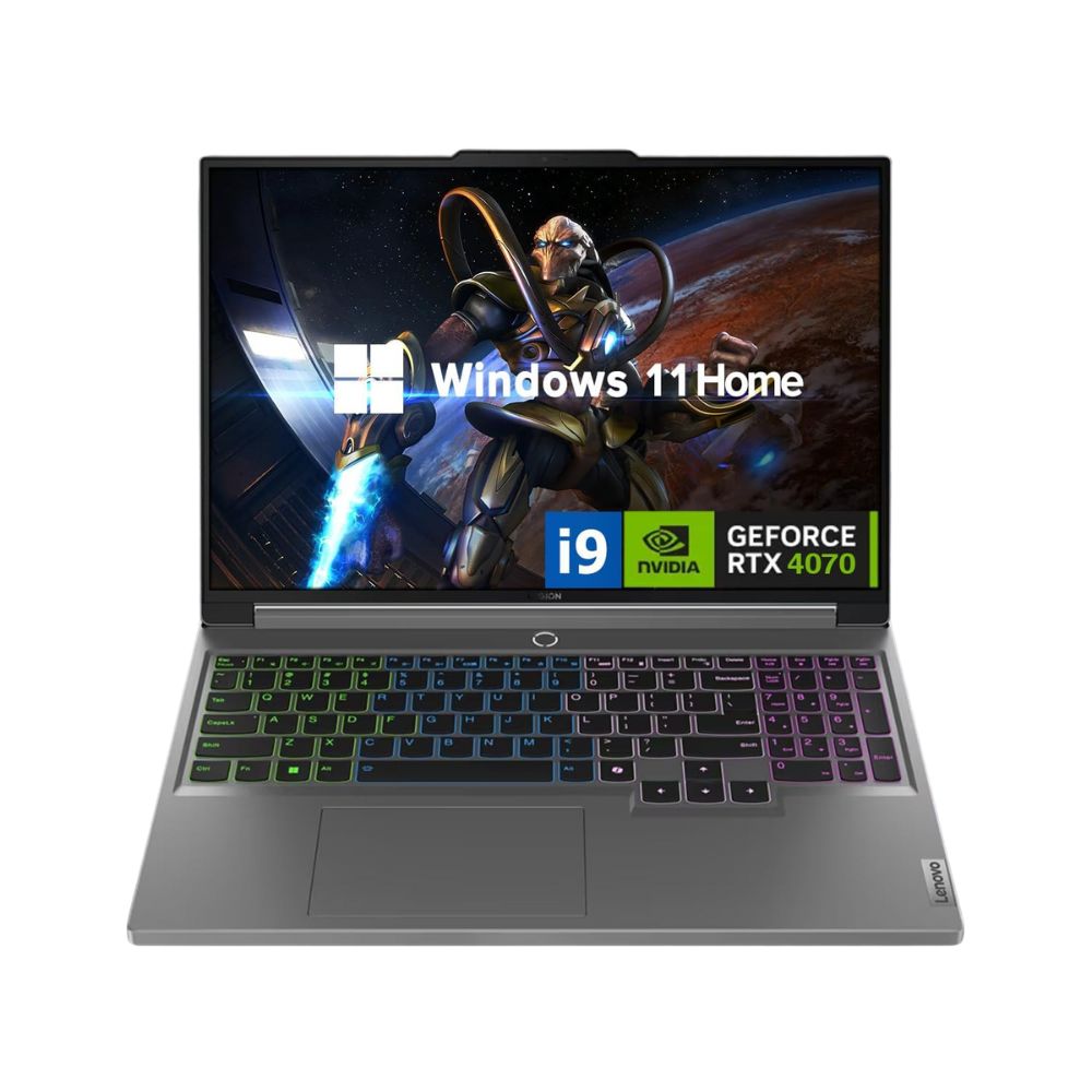 Lenono Legion 83DG005WUS GAMING LAPTOP, Intel® Core™ i9-14900HX, 32GB RAM Memory, 1TB Solid Statre Drive, NVIDIA® GeForce RTX™ 4070 8GB vRAM, 16" IPS Anti-glare WQXGA (2560 x 1600) 350-Nits 165Hz Screen, Windows 11