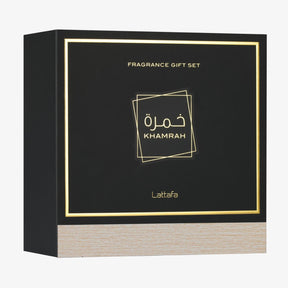 Lattafa Khamrah 3 Piece Fragrance Gift Set Unisex