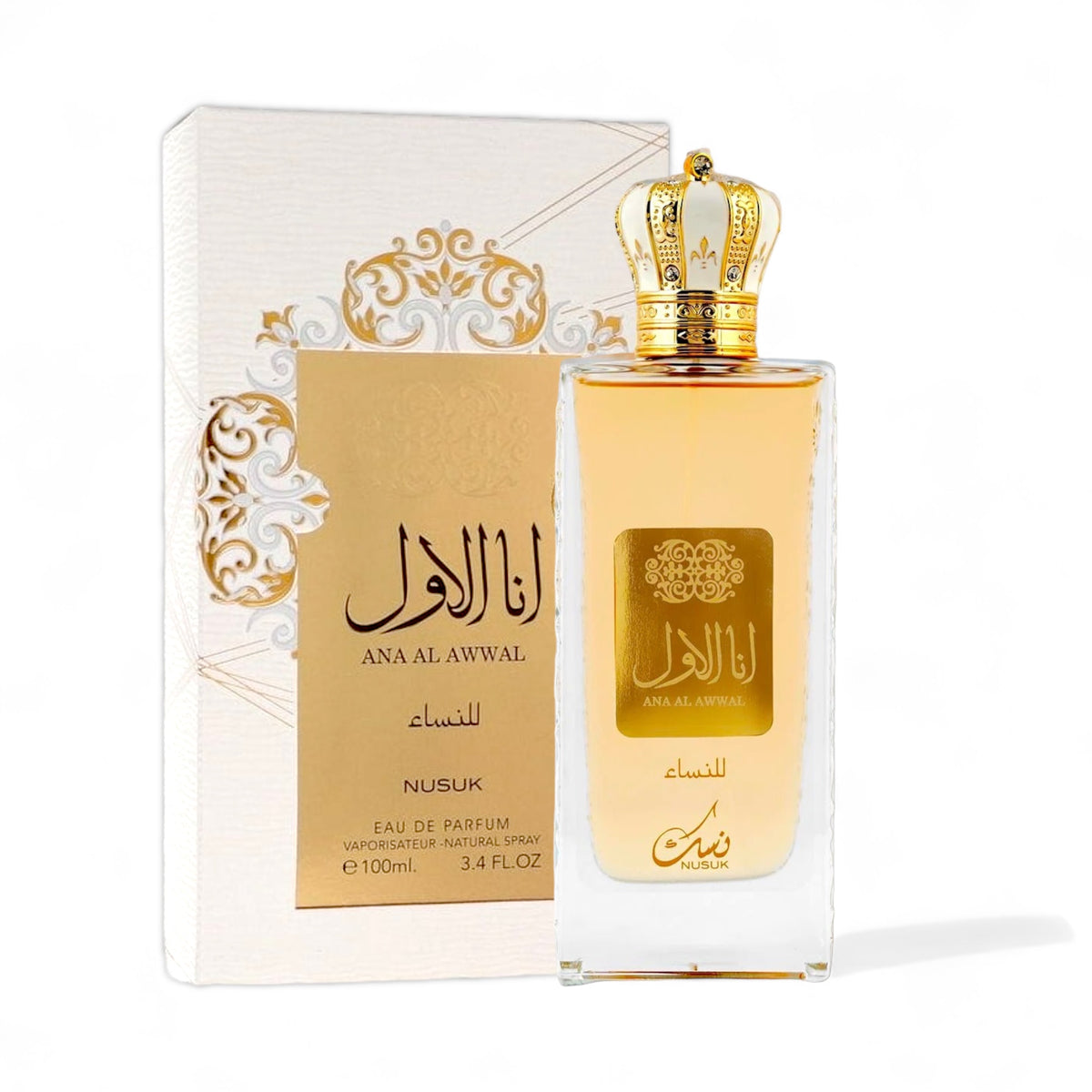 Ana Al Awwal Gold By Nusuk Eau De Parfum 3.4Oz For Women