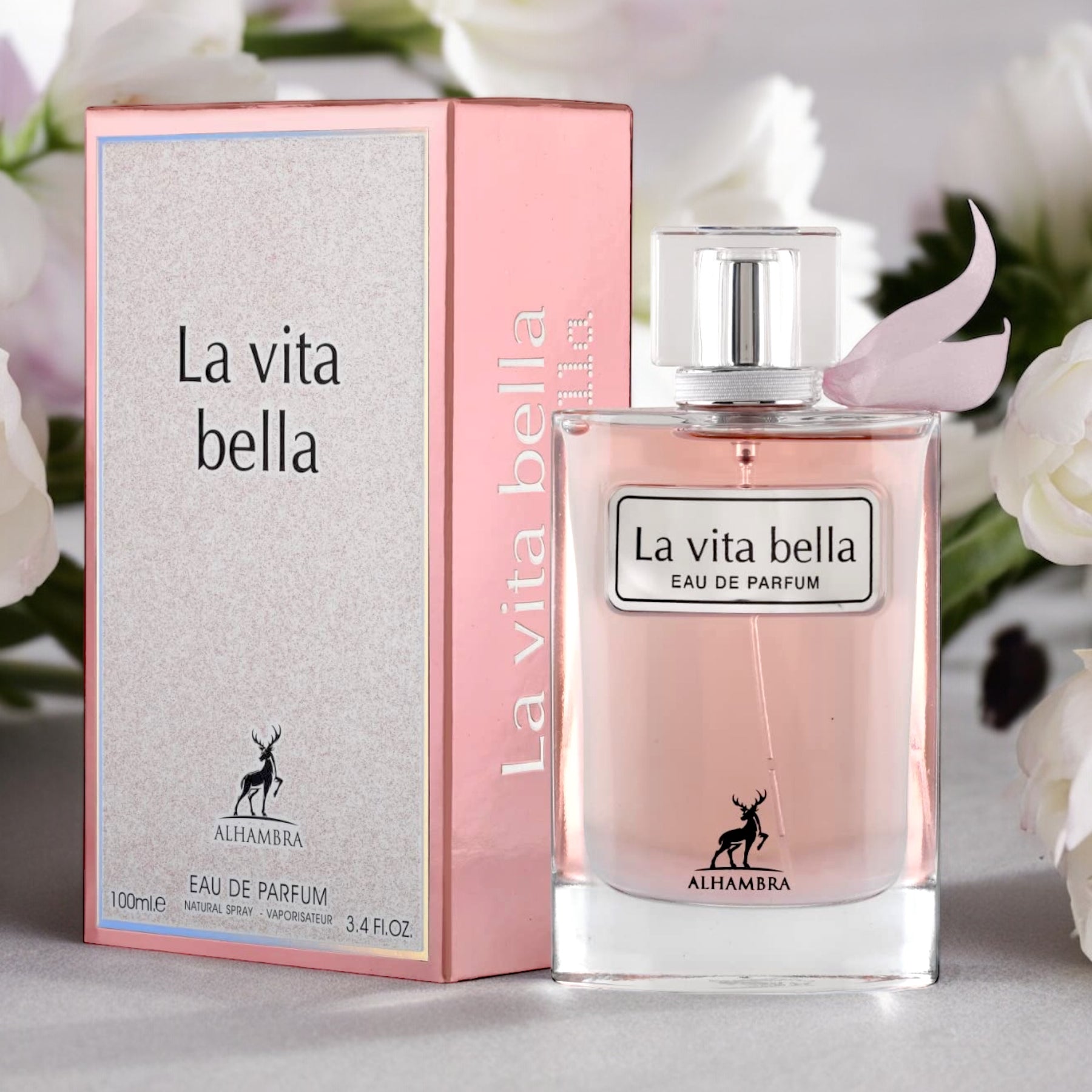 La Vita Bella by Maison Alhambra Eau de Parfum for Women 3.4 oz La Vita Bella by Maison Alhambra Eau de Parfum for Women 3.4 oz