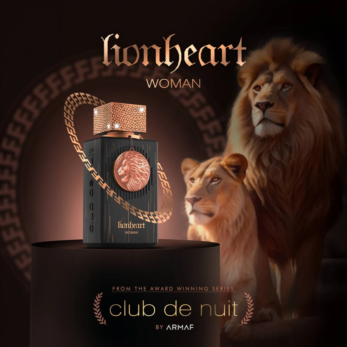 Club de Nuit LIONHEART by Armaf Eau de Parfum for Woman 3.4oz