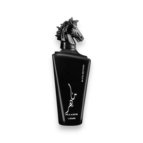 Maahir Black by Lattafa Eau de Parfum for Men 3.4 oz