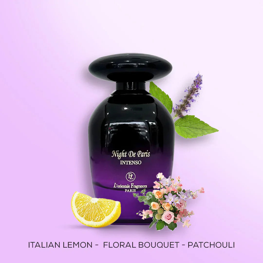 Night De Paris Intenso by L'orientale Fragrances (EDP) Unisex  3.4 fl oz / 100 ml