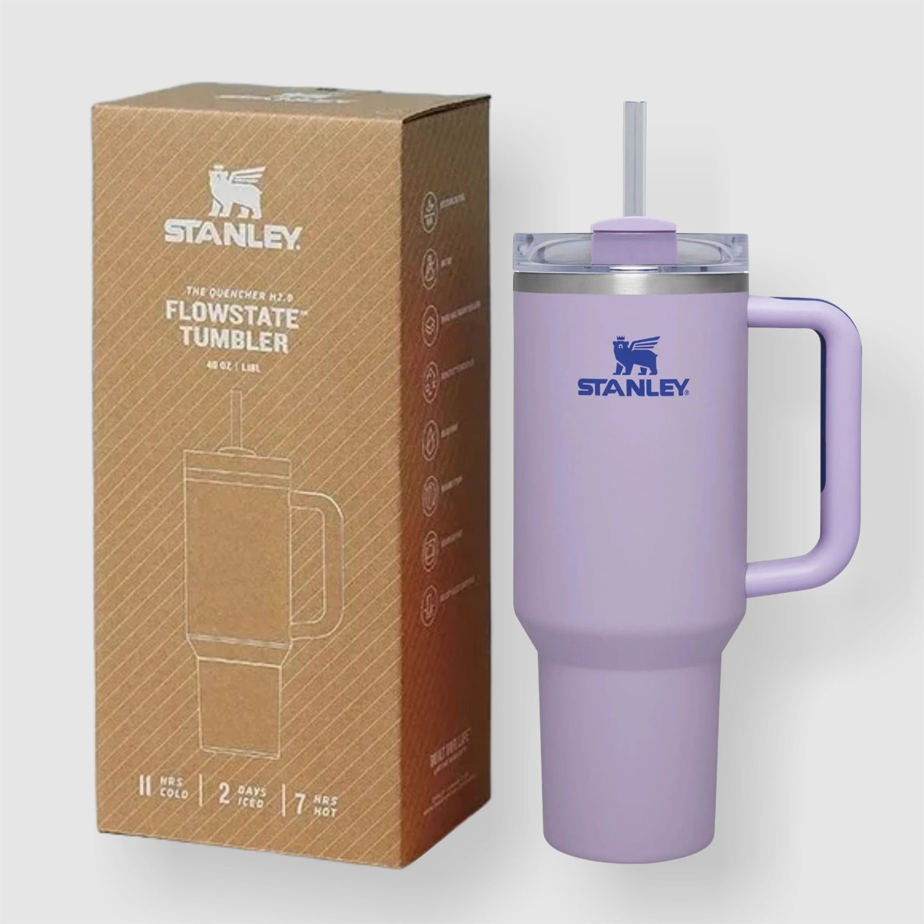 Stanley Quencher H2.0 FlowState Insulated Thermal Mug Lavender