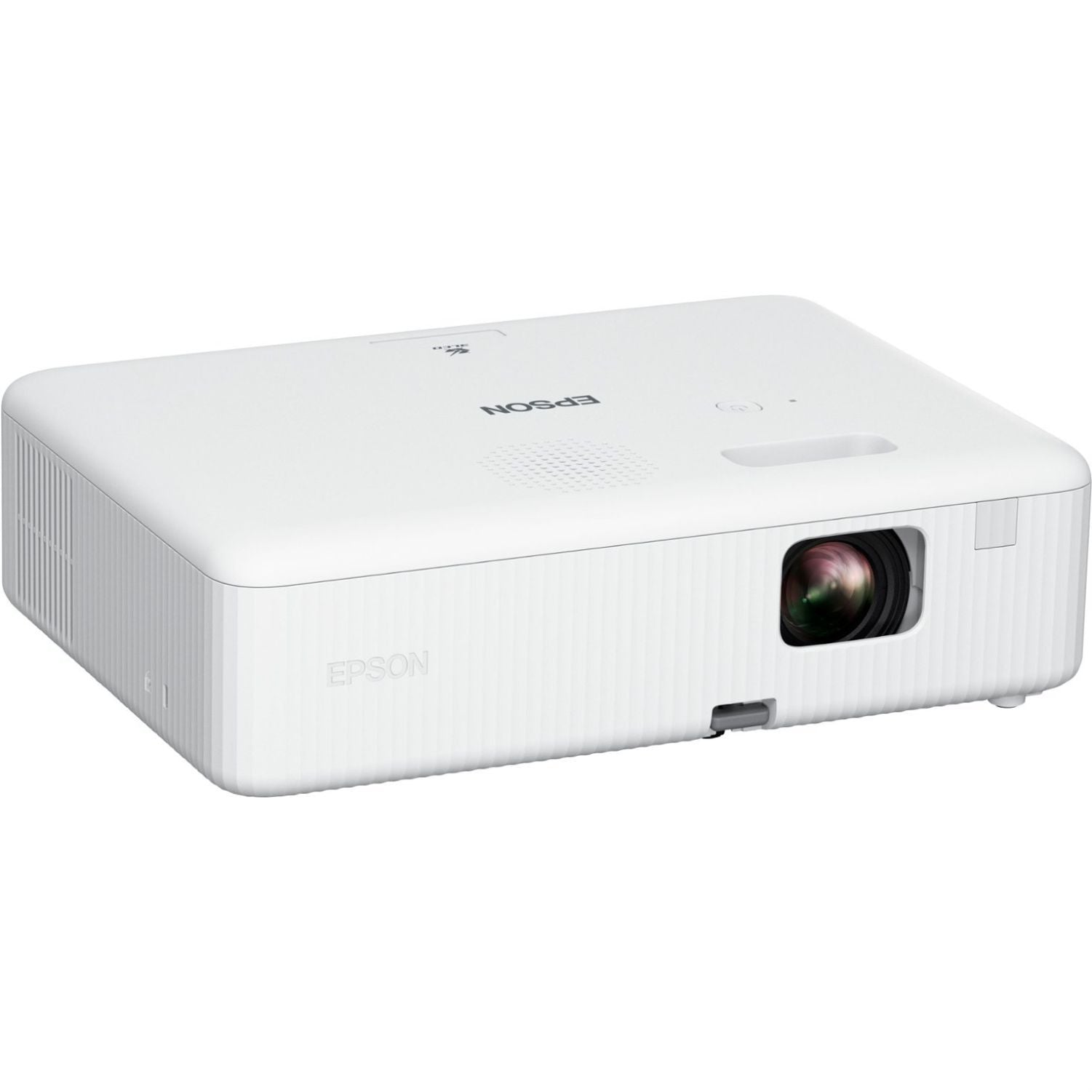 Epson EpiqVision Flex CO-W01 Portable Projector, 3-Chip 3LCD, Built-in Speaker, 300" Home Entertainment and Work - White