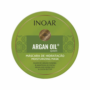 Inoar Argan Oil System Hair Mask Luxury Deep Conditioning for All Hair Types 250G/8.8Oz.