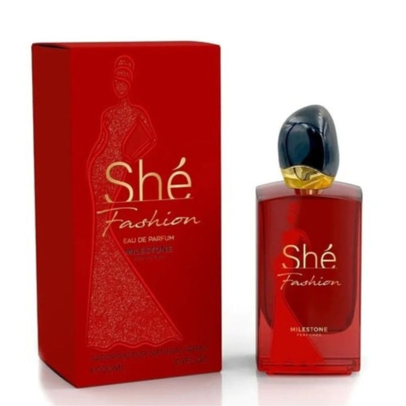 SHE Fashion by Milestone Eau De Parfum 3.4 Oz for Women