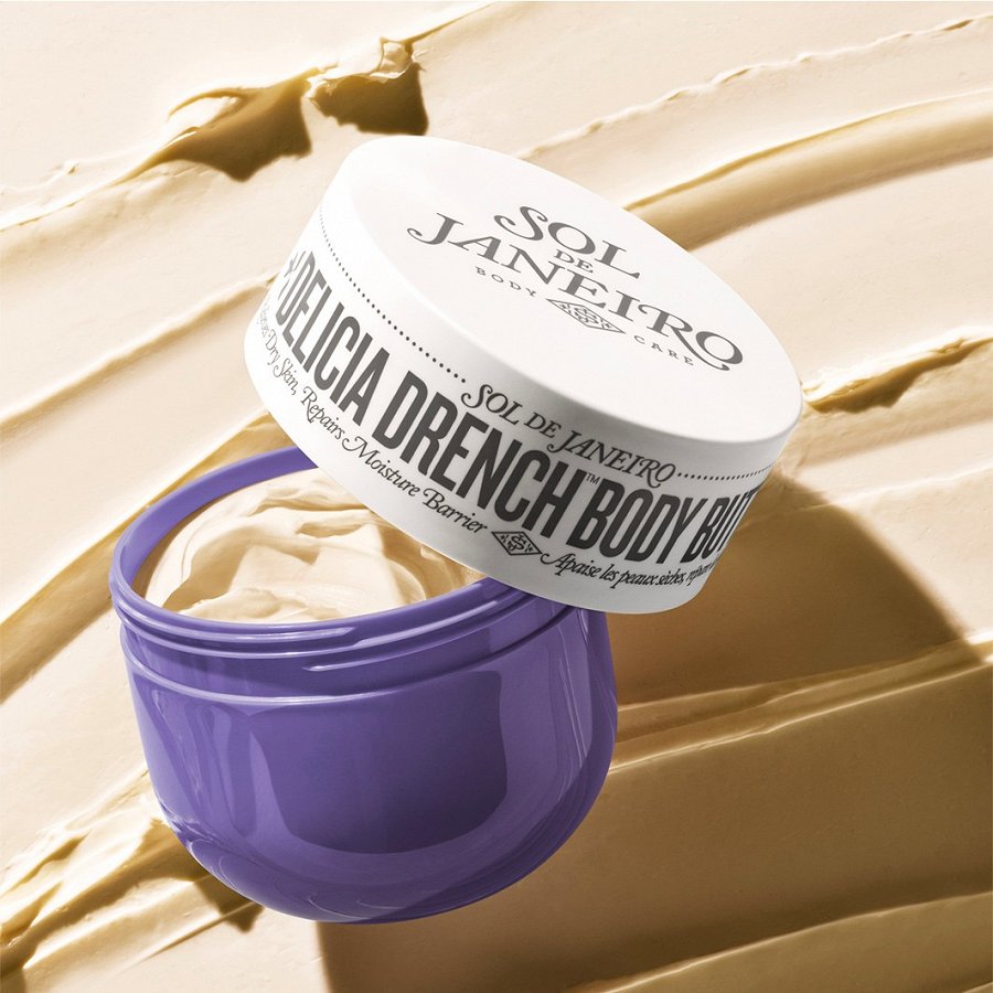 Mini Delícia Drench Body Butter for Intense Moisture and Skin Barrier Repair - 2.5 oz/75 ml