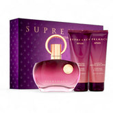 Supremacy Purple by Afnan for Women 3 PCS Set: Eau de Parfum 3.4 oz + Body Lotion + Shower Gel