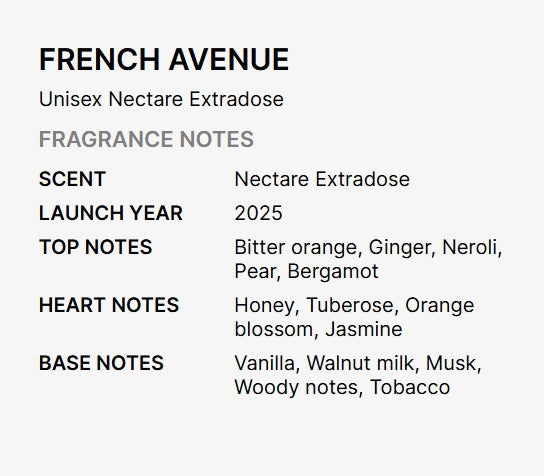 French Avenue Nectare Extradose Eau de Parfum - 3.0 FL OZ / 90 ML