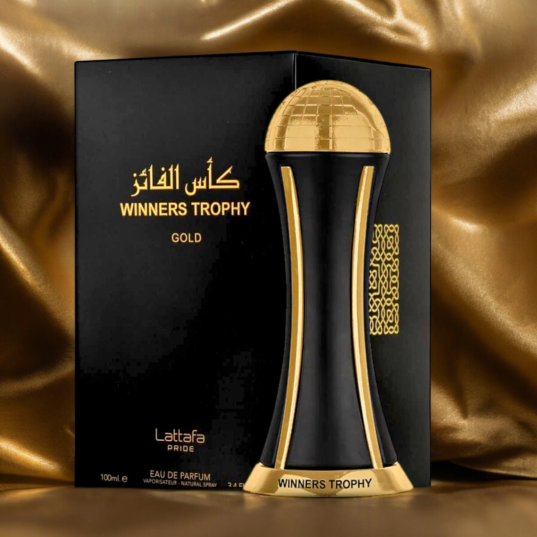 Winners Trophy Gold by Lattafa Eau de Parfum Unisex 3.4 oz