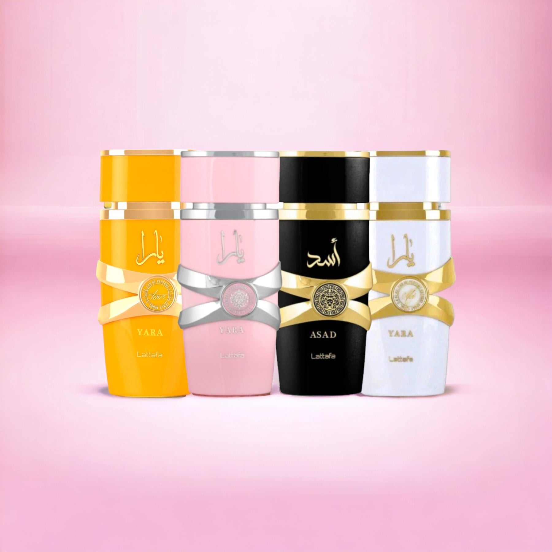 Yara by Lattafa Set of 4 Full Size Fragrances