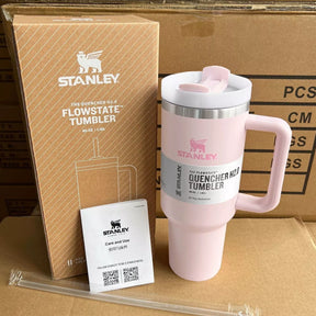 Stanley Quencher H2.0 FlowState Insulated Thermal Mug Sakura Pink