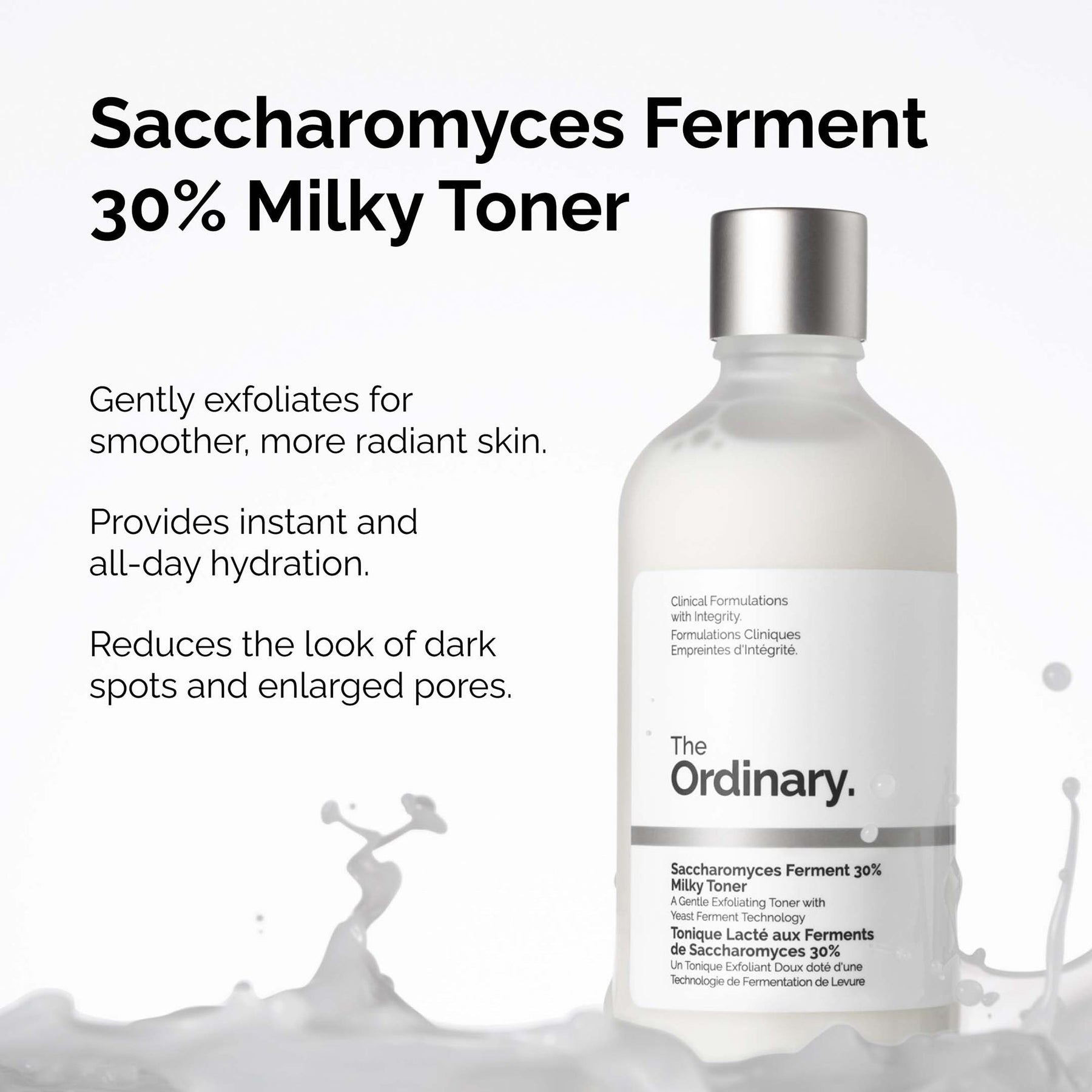 Saccharomyces Ferment 30% Milky Toner 100ml The Ordinary