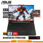 Asus FA617NT-A16.R77700 Gaming Laptop, AMD Ryzen 7 7735HS, 16GB RAM, 512GB SSD, AMD Radeon RX 7700S 8GB, 16" WUXGA 165Hz Screen, Windows 11 – BRAND NEW