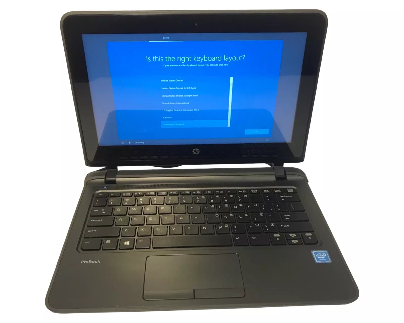 HP Probook 11 G2 Intel Celeron 4GB 128GB SSD 11.6" Refurbished +A WF250