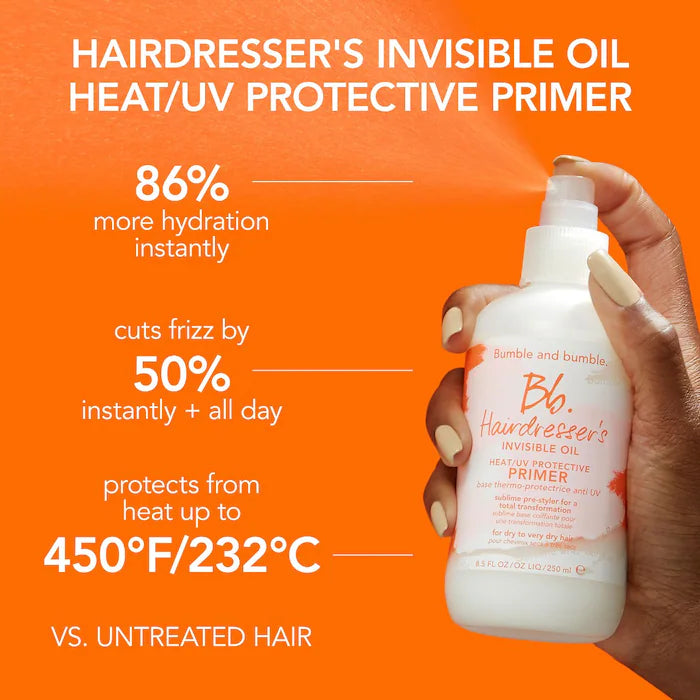 Hairdresser’s Invisible Oil Heat Protectant Leave In Conditioner Primer 2 oz/ 60 mL